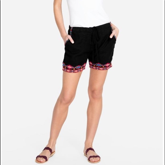 Johnny Was Pants - 💲⬇️ NWT Johnny Was Etienne Linen Shorts